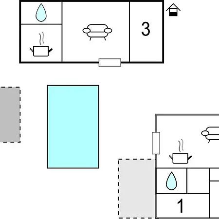 Ferienhaus Lovely In With Kitchen *