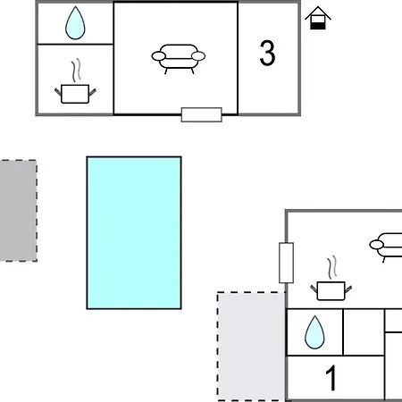 Nyaraló Lovely In With Kitchen